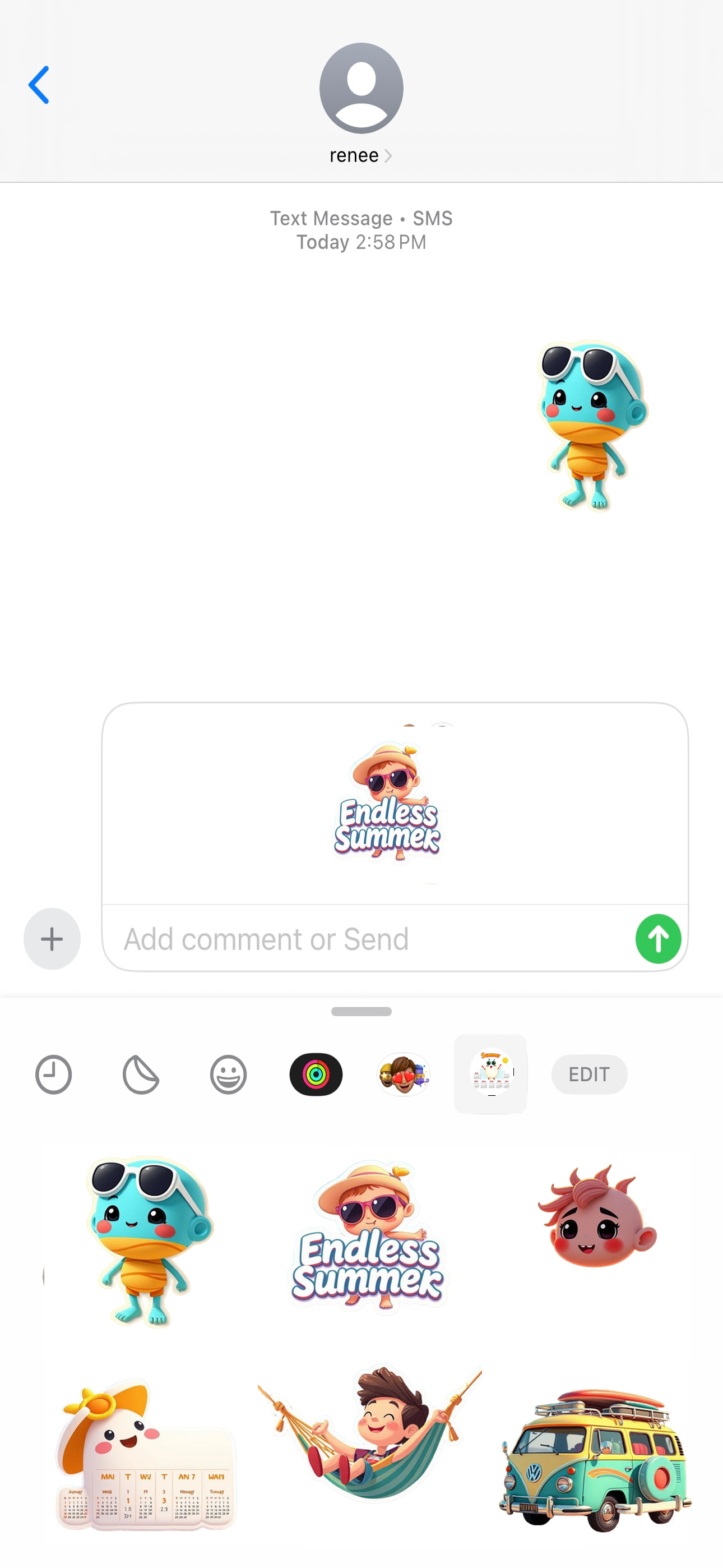 Endless Summer Vibes Stickers screenshot 4