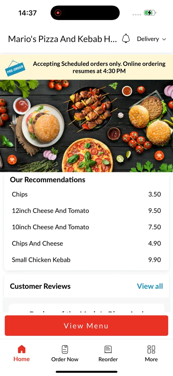 Screenshot #2 pour Mario's Pizza And Kebab House