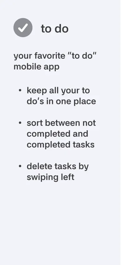 to do - to do list mobile app screenshot 1