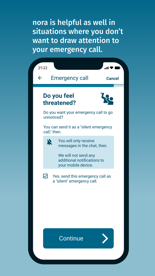 #7. nora - Emergency Call App (iOS) 由: Ministerium des Innern des Landes Nordrhein-Westfalen