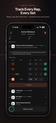 GymBeat - AI Workout Tracker screenshot