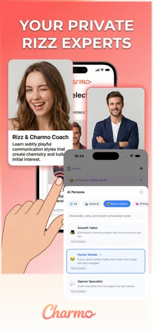 Charmo - AI Dating Assistant screenshot