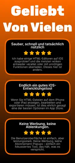 Screenshot von HTML Creator - Editor & Viewer auf dem iPhone 5