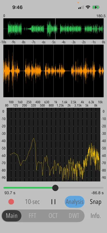 Wavelet Voice Sonogram screenshot 4 of 10