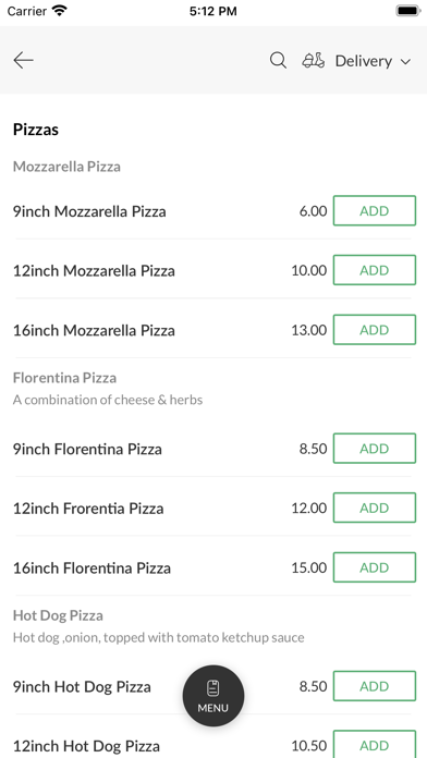 Efes Pizza & Pasta Limited Screenshot