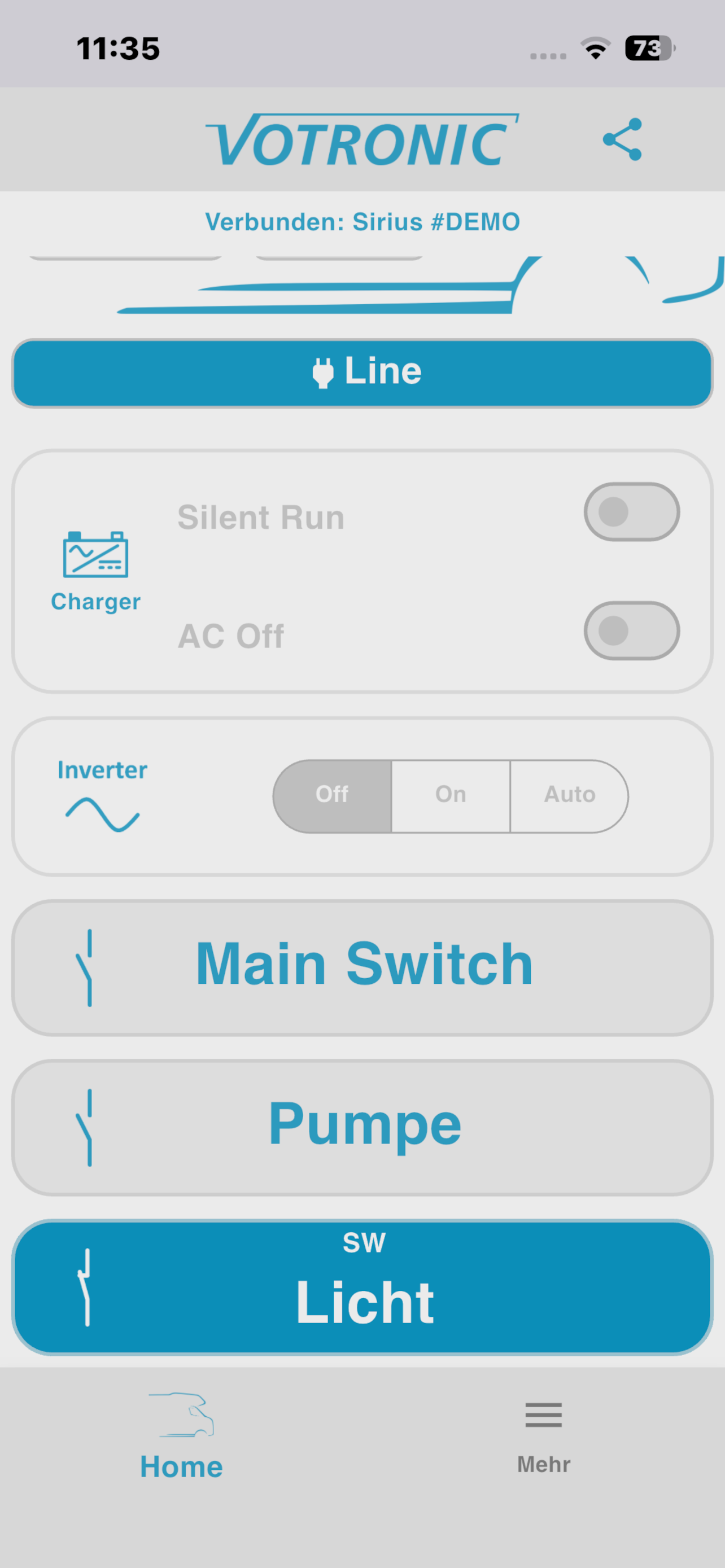 Votronic VZE Control screenshot 8
