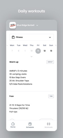 Blue Ridge Barbell screenshot