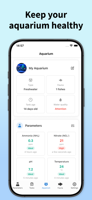 Aquarium Tracker - Acuaryo Screenshot 2 of 8