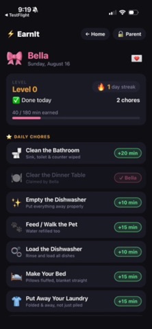 EarnIt Time and Allowance Screenshot 7 of 8