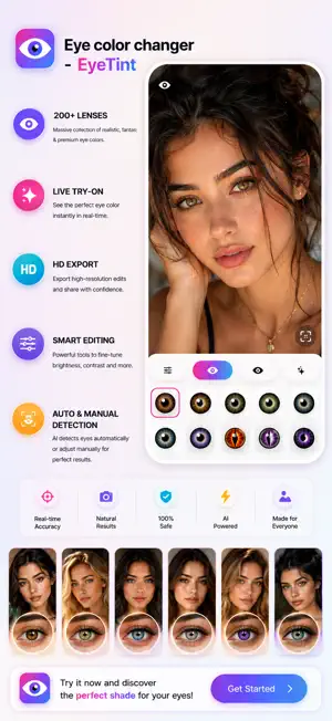 Eye color changer - EyeTint screenshot 2