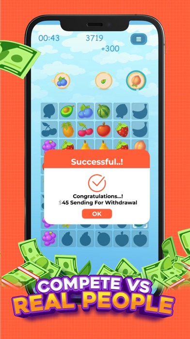 Fruit Match: Win Real Money! Screenshot