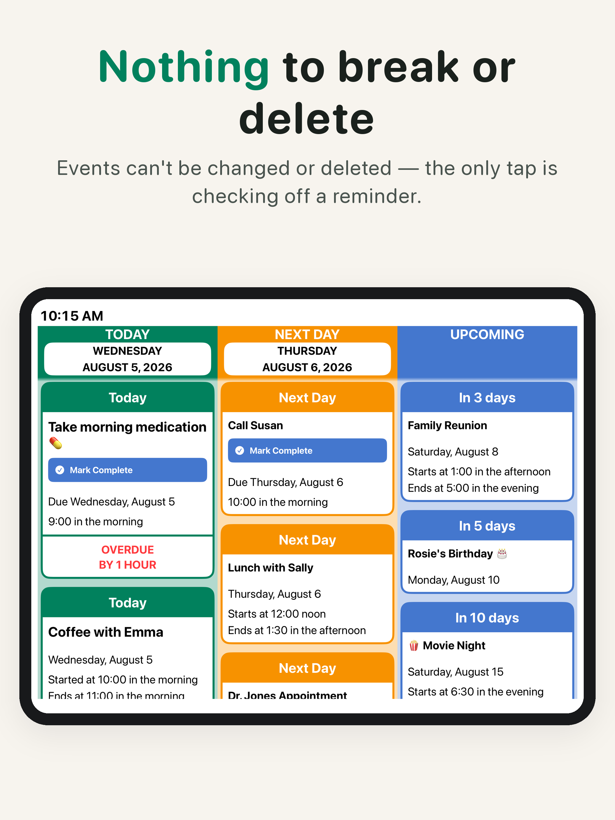 RemindMe! - Dementia Calendar screenshot 9