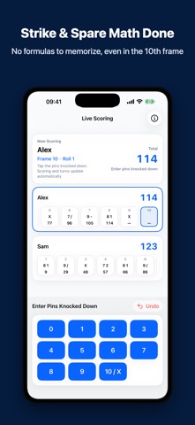 Bowling Score Keeper 10 Pin Screenshot 4 of 8