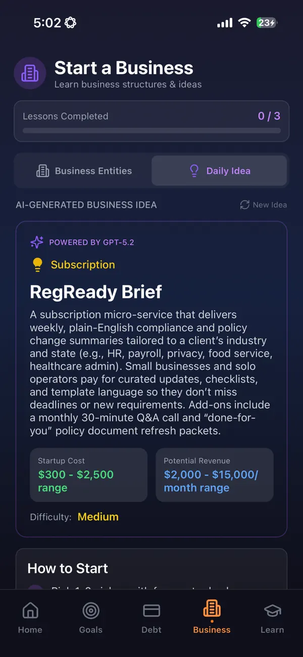 Screenshot #3 pour Midas touch  wealth builder