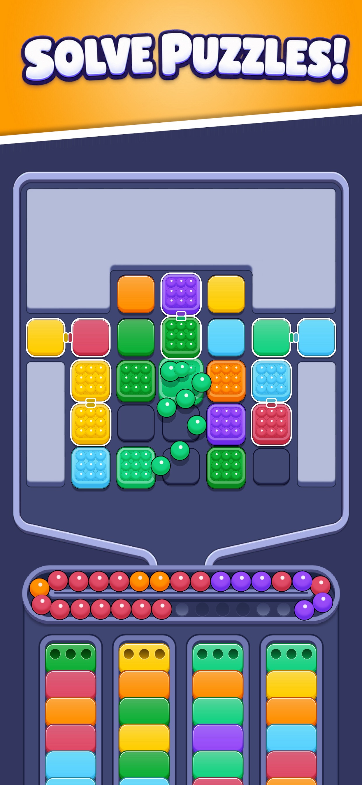 Screenshot 1 of Color Flow: Marble Puzzle