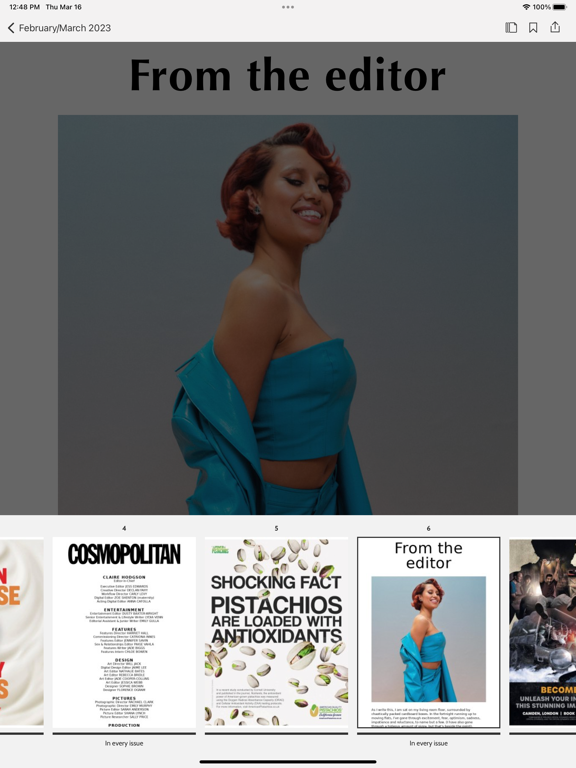 Cosmopolitan UK iPad app afbeelding 4