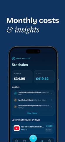Subscription Tracker: Keel Screenshot 5 of 5