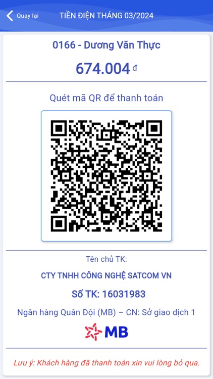 EWin Tra cứu tiền điện nước screenshot-3