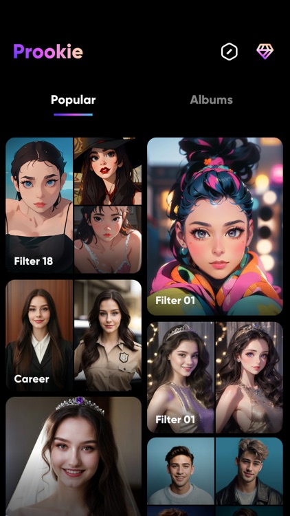 Prookie: Hair AI Hairstyle app screenshot-4