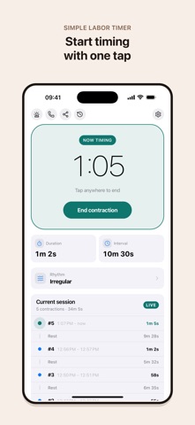 Simple Labor Timer Screenshot 4 of 5
