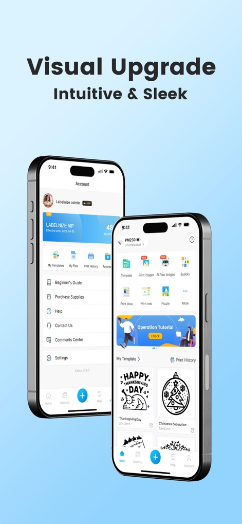 Labelnize - 이 앱은 새로워진 사용자 인터페이스와 효율적인 홈 화면 구성을 통해 사용자가 손쉽게 탐색하고 맞춤형 라벨을 관리할 수 있도록 돕습니다.