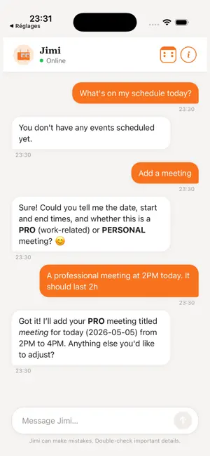 JIMI the chatbot screenshot 3