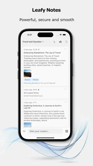 Leaf Note: Markdown Notes screenshot 1