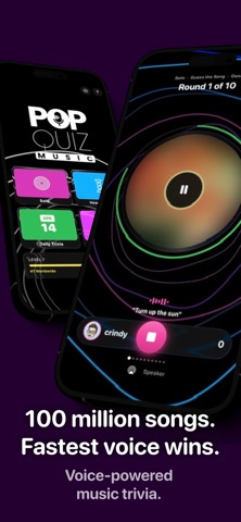 Pop Quiz Music iPhone screenshot