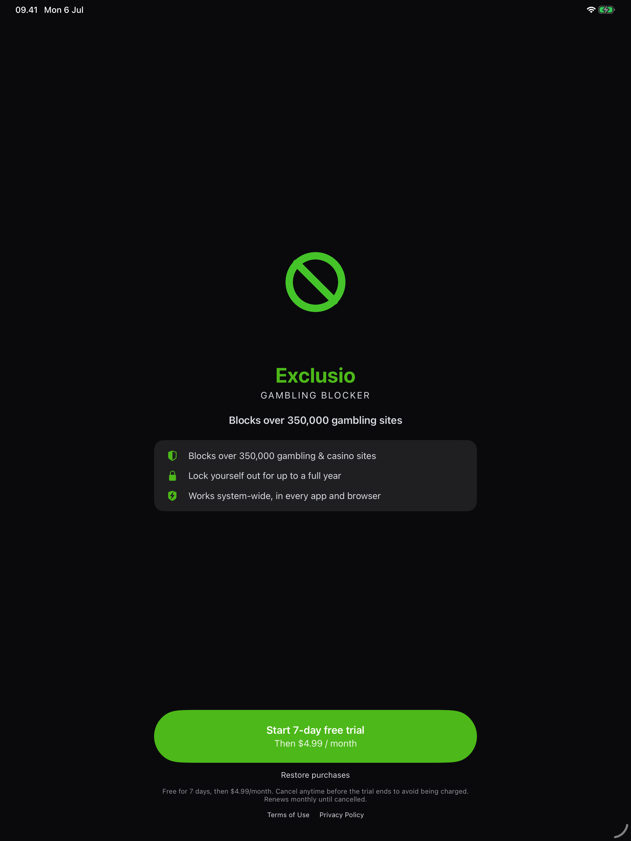Exclusio - Gambling Blocker screenshot 4