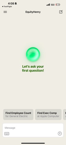 EquityHenry: Stock Research AI iPhone screenshot