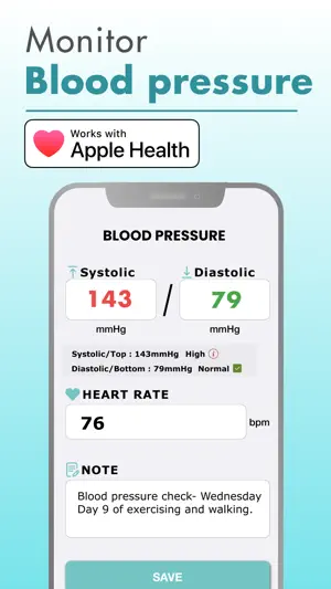 Blood Pressure Pulse Monitor screenshot 1