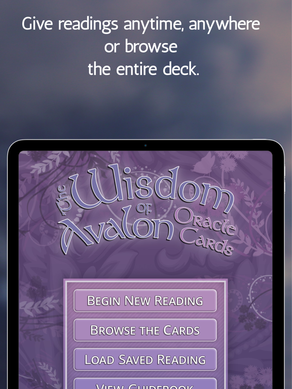 The Wisdom of Avalon Oracle iPad screenshot 2 - Lifestyle app