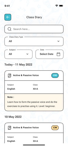 Blue Bird School App Screenshot 3 of 5