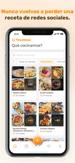Captura de pantalla de Youmeal: Organizador Recetas en iPhone 1
