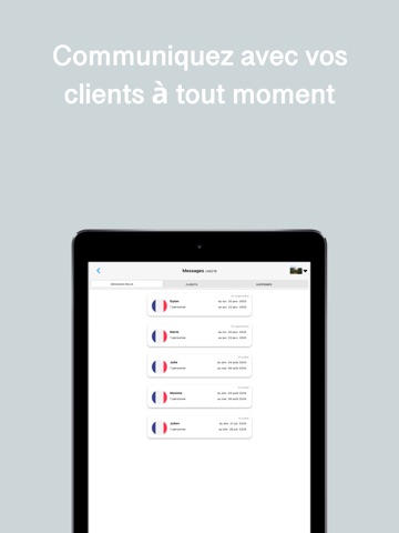 Cybevasion Extranet iPad screenshot