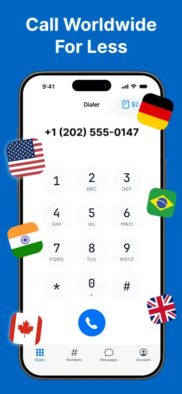 TwinPhone: Virtual Number, SMS screenshot 2 of 5