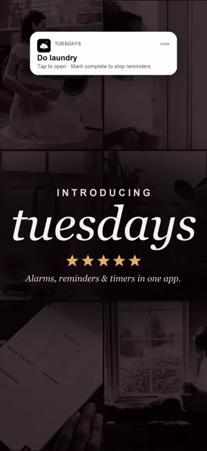 Tuesdays - Alarms & Reminders screenshot 1