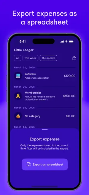 Little Ledger screenshot 3
