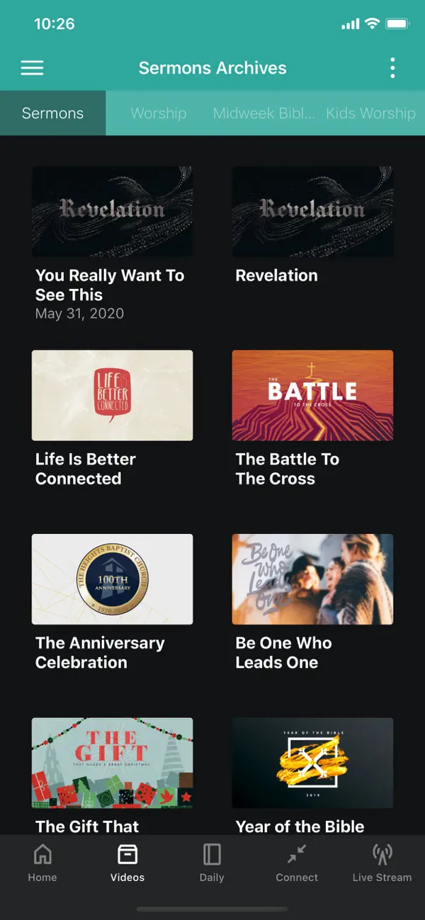 Screenshot #3 pour The Heights Baptist Church App
