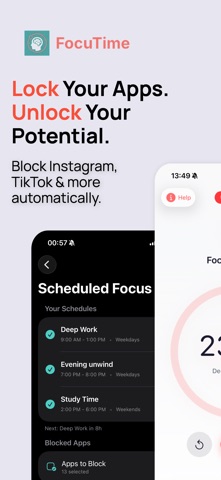 FocuTime - Block Apps & Focus Screenshot 1 of 8