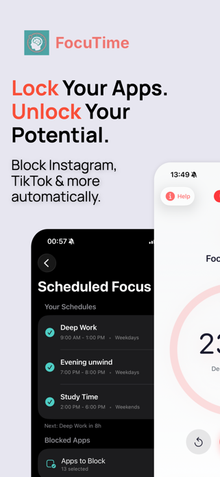 FocuTime - Block Apps & Focus Screenshot 1 of 8