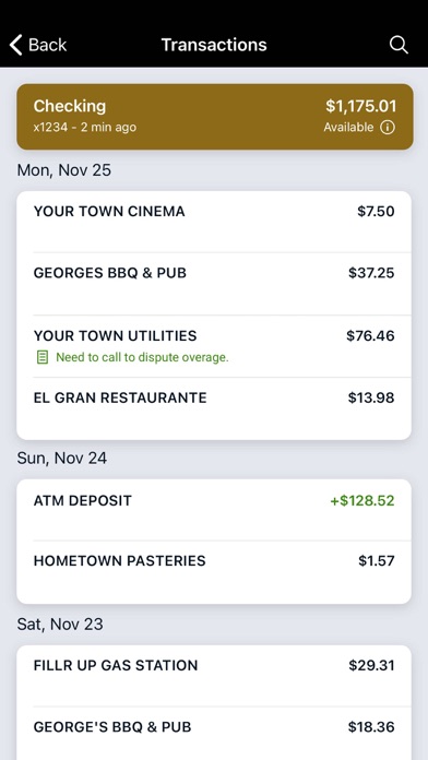 First Western Bank Screenshot