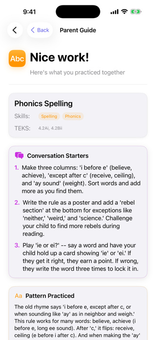 Practice Pal: k-5 Learning Screenshot 5 of 5