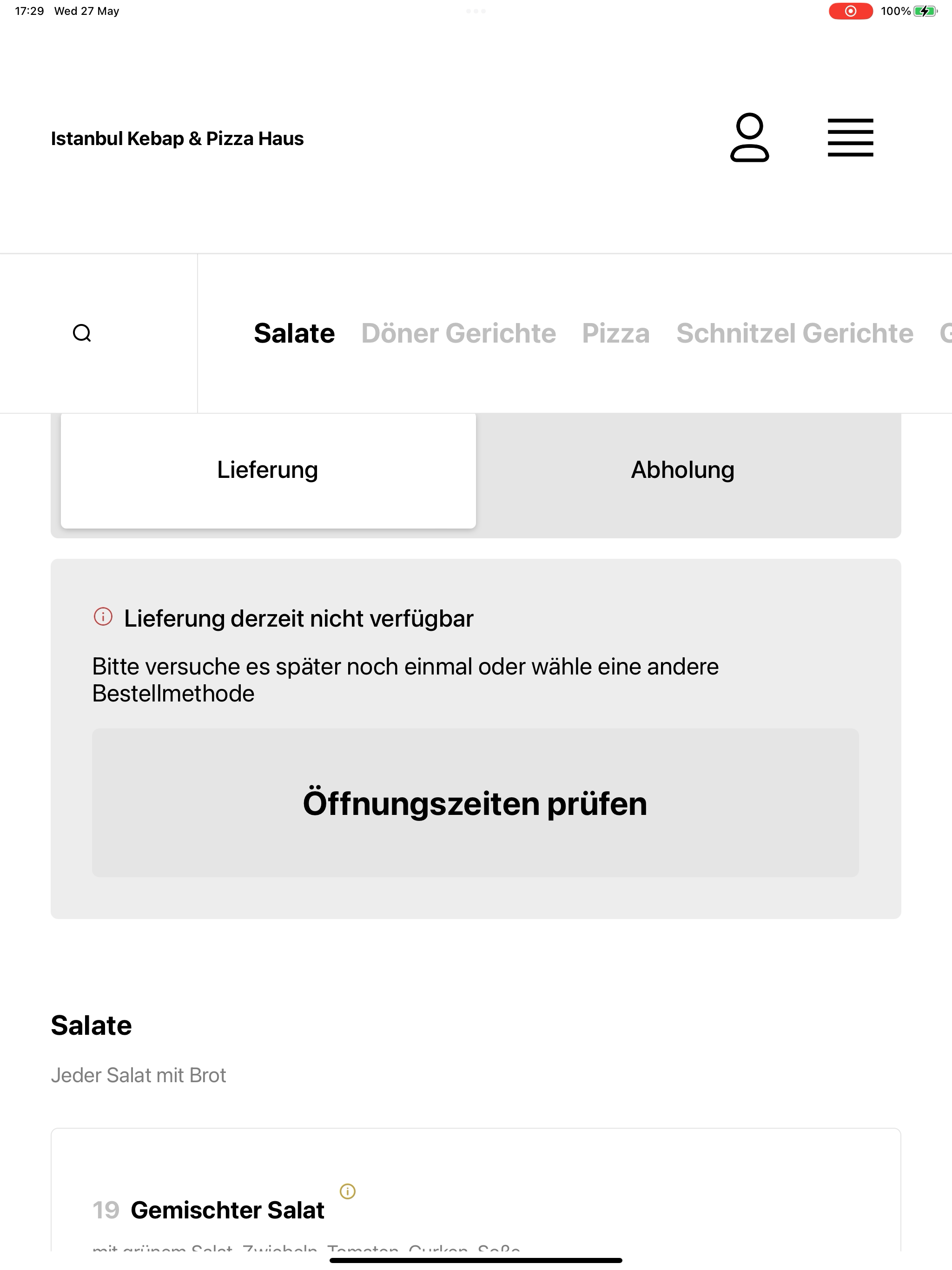 Istanbul Kebap & Pizza Haus DE screenshot 7