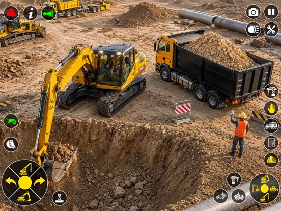 Offroad Heavy Excavator Sim iPad screenshot