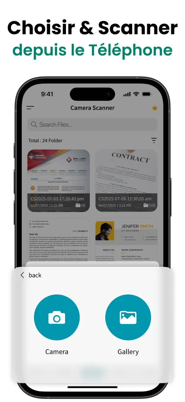 Screenshot #3 pour Scanner de documents: Scanner