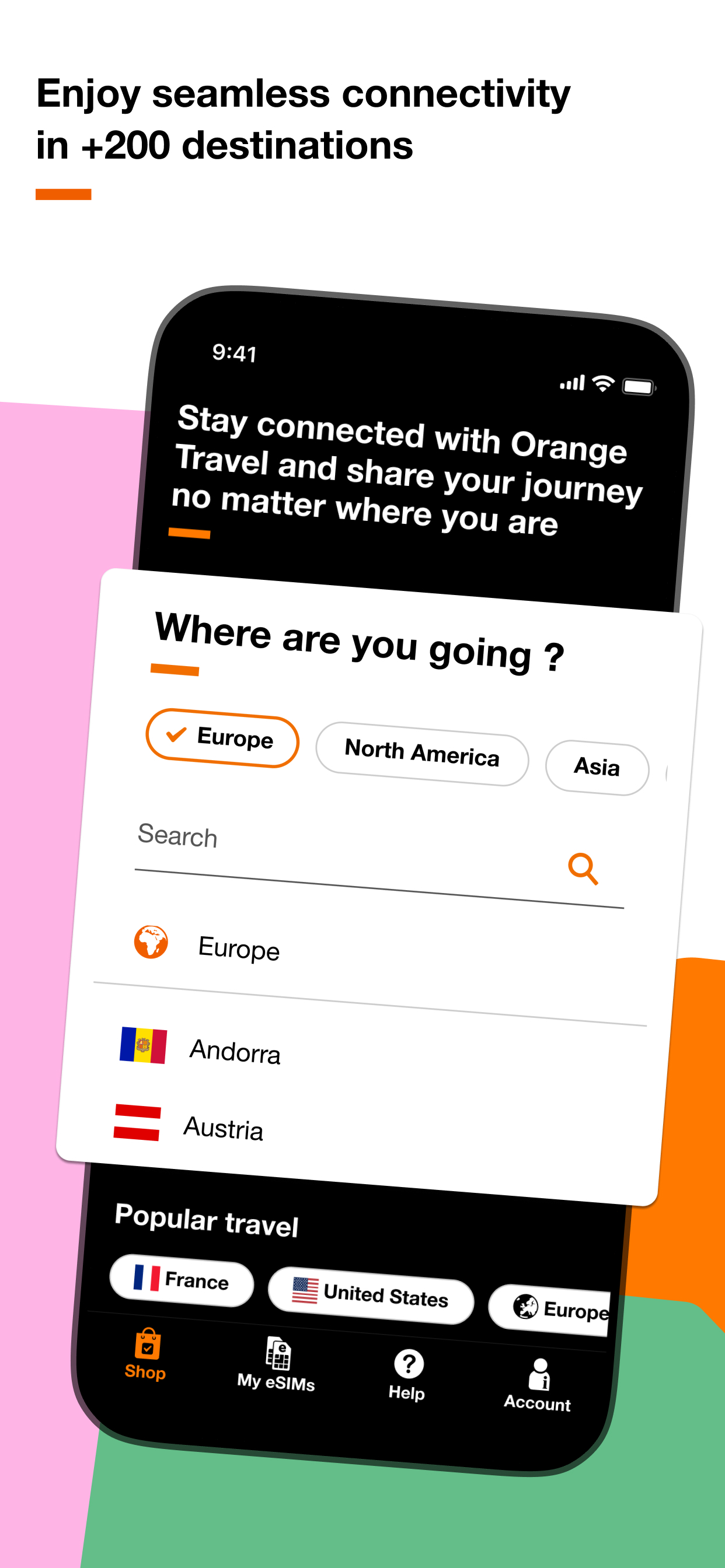 Orange Travel: Prepaid eSIM