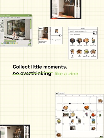 daplit: Sticker Journal & Zine iPad screenshot