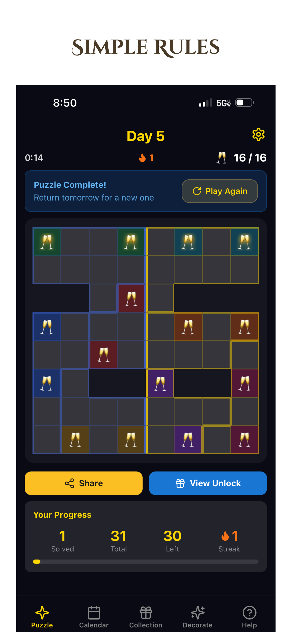 Daily Grid screenshot 2