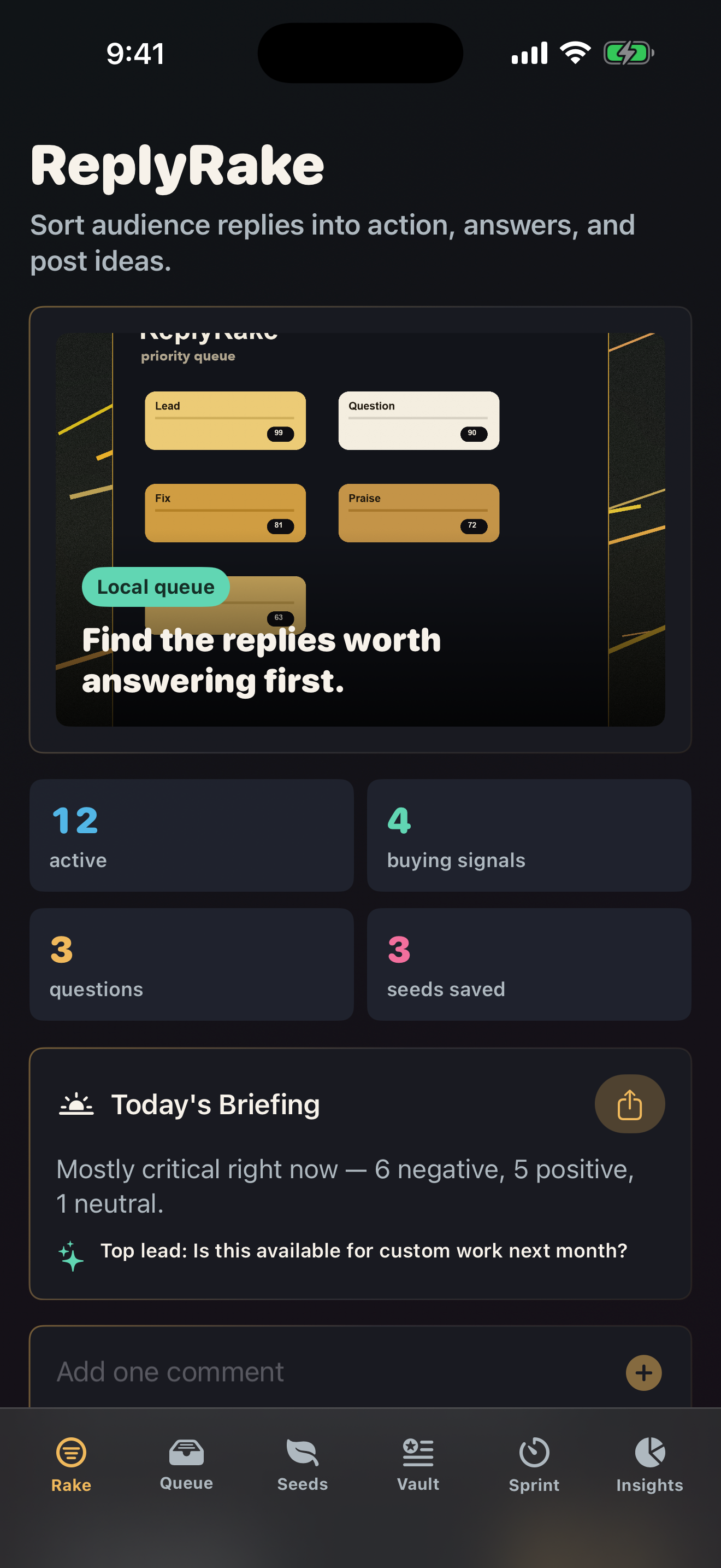 Reply Rake screenshot 1 of 5